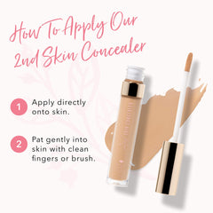 Texture close-up of 100% PURE 2nd Skin Concealer shade 5 feels ultra-lightweight