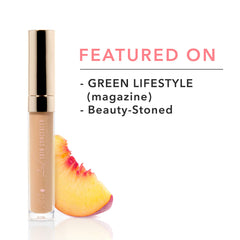 Vegan and cruelty-free badge on 100% PURE 2nd Skin Concealer shade 5