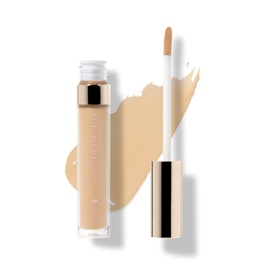100% Pure 2nd Skin Concealer Shade 4 bottle with smooth liquid formula for medium skin