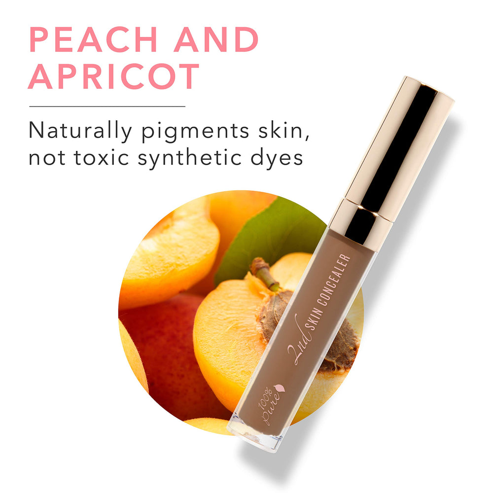 100% Pure shade 7 swatch on skin displaying pigmentation for deep complexions.