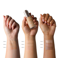 No primer needed thanks to olive squalane in 2nd Skin Foundation shade 4