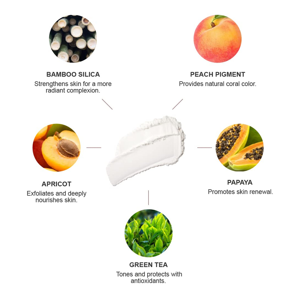 100% PURE Bamboo Blur Powder on-skin-application demonstrates seamless setting for natural look.