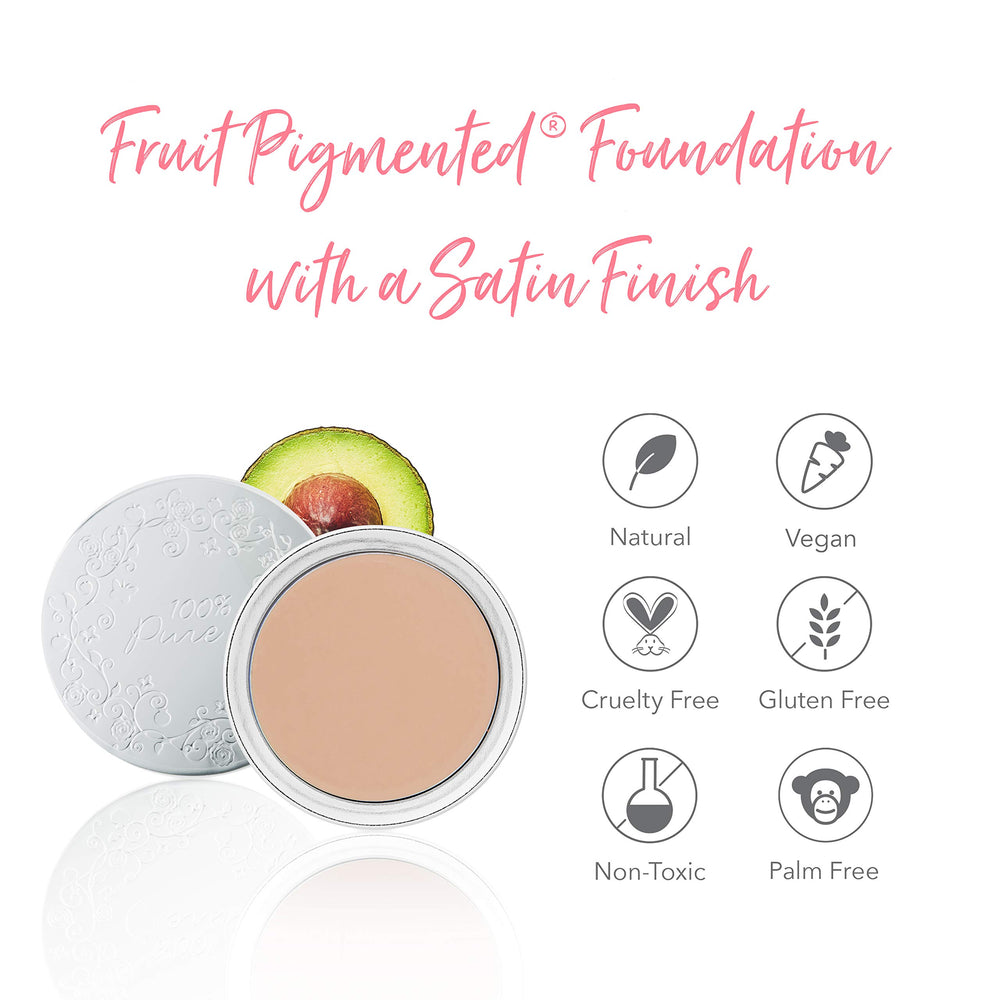 Rice powder helps set the finish for all-day wear.