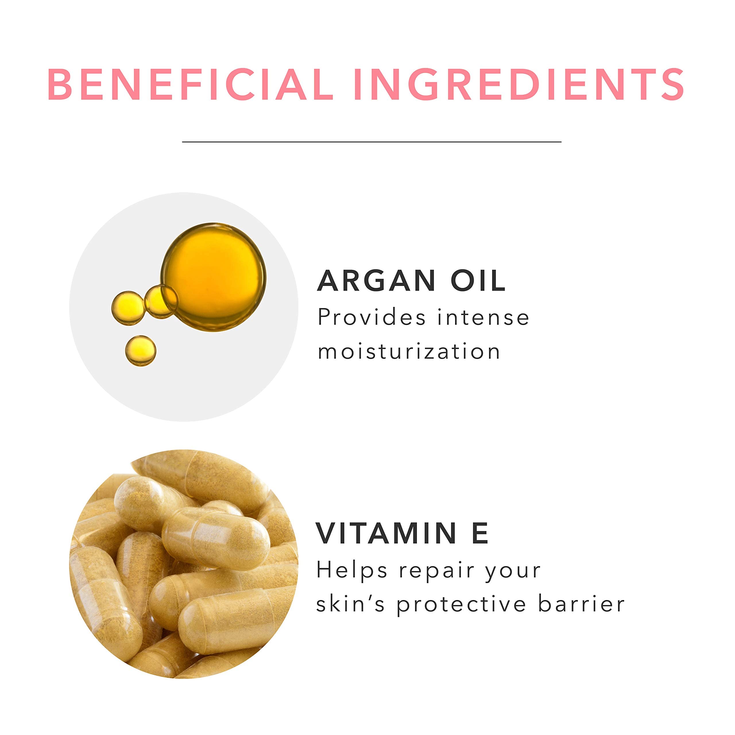Argan oil and vitamin E in 100% PURE Coconut Whipped Body Butter for skin radiance