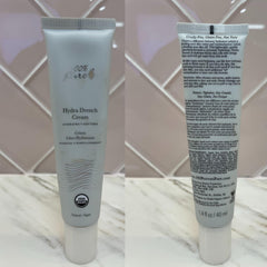 100% PURE Hydra Drench Cream packaging shown for easy daily use.