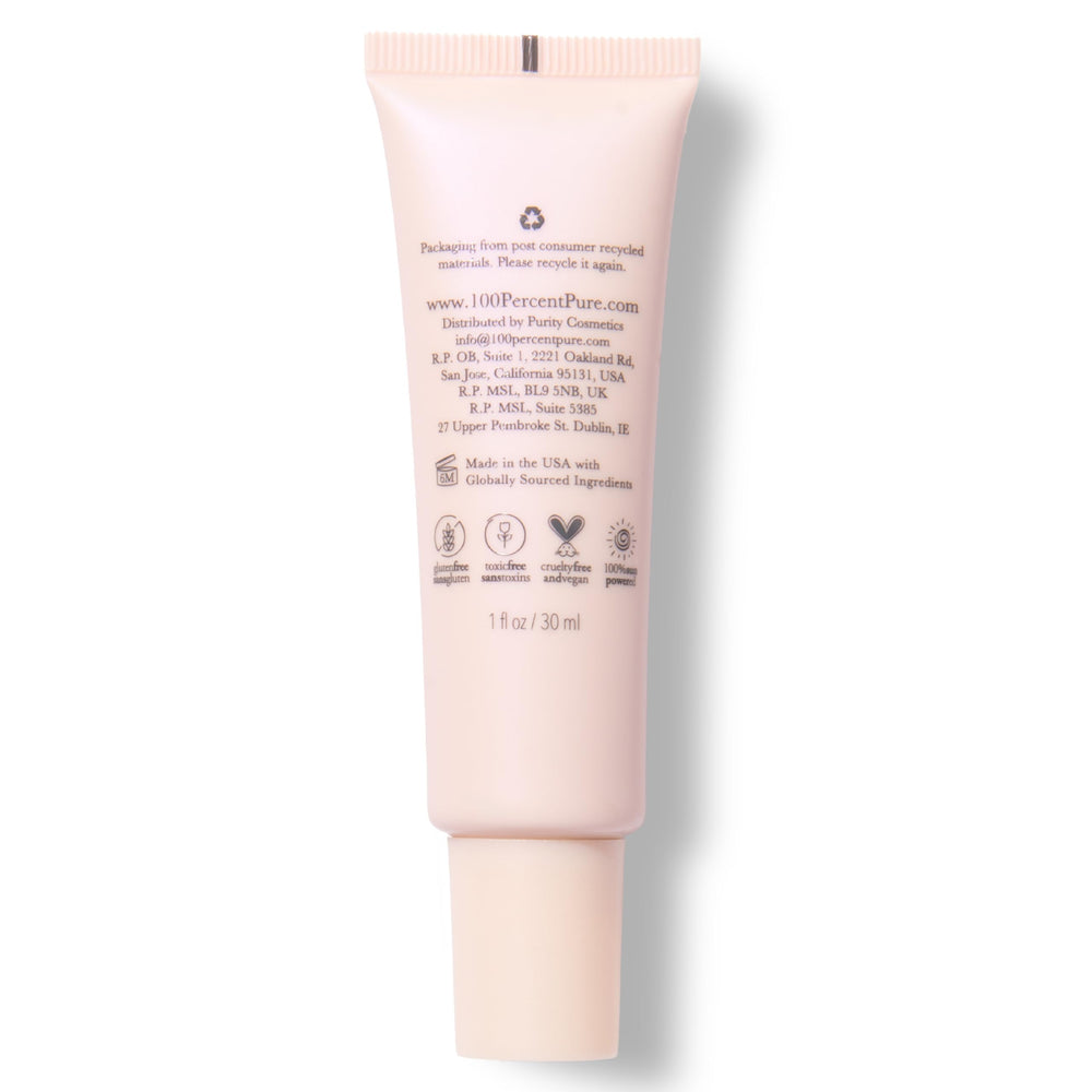 Lightweight formula absorbed smoothly into skin by 100% PURE.