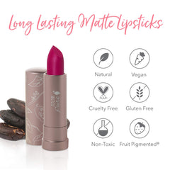 100% PURE recommends lip brush or liner for a precise professional finish.