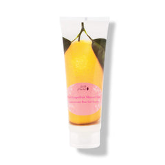 100% PURE Pink Grapefruit Shower Gel bottle front with a refreshing citrus glow.