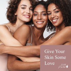 Neutral undertone cocoa light shade blending on skin with 100% PURE