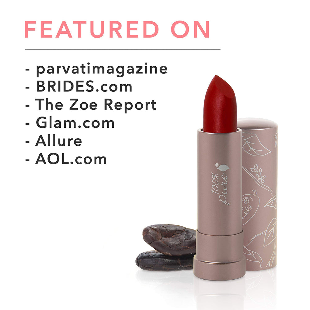 Vegan, gluten-free lipstick suitable for clean beauty routines