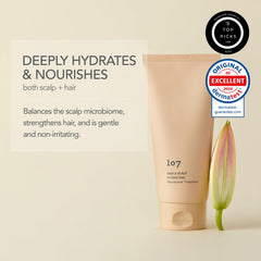 Close-up of the microbiome treatment texture for nourishment.