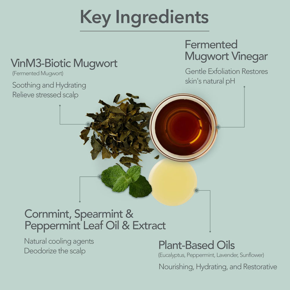 Rich foaming lather from 107 Scalp Cooling Breeze Shampoo on hair