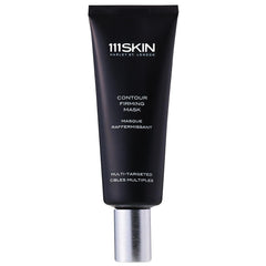 111SKIN Black Diamond Contour Firming Mask bottle pour shows premium overnight hydration