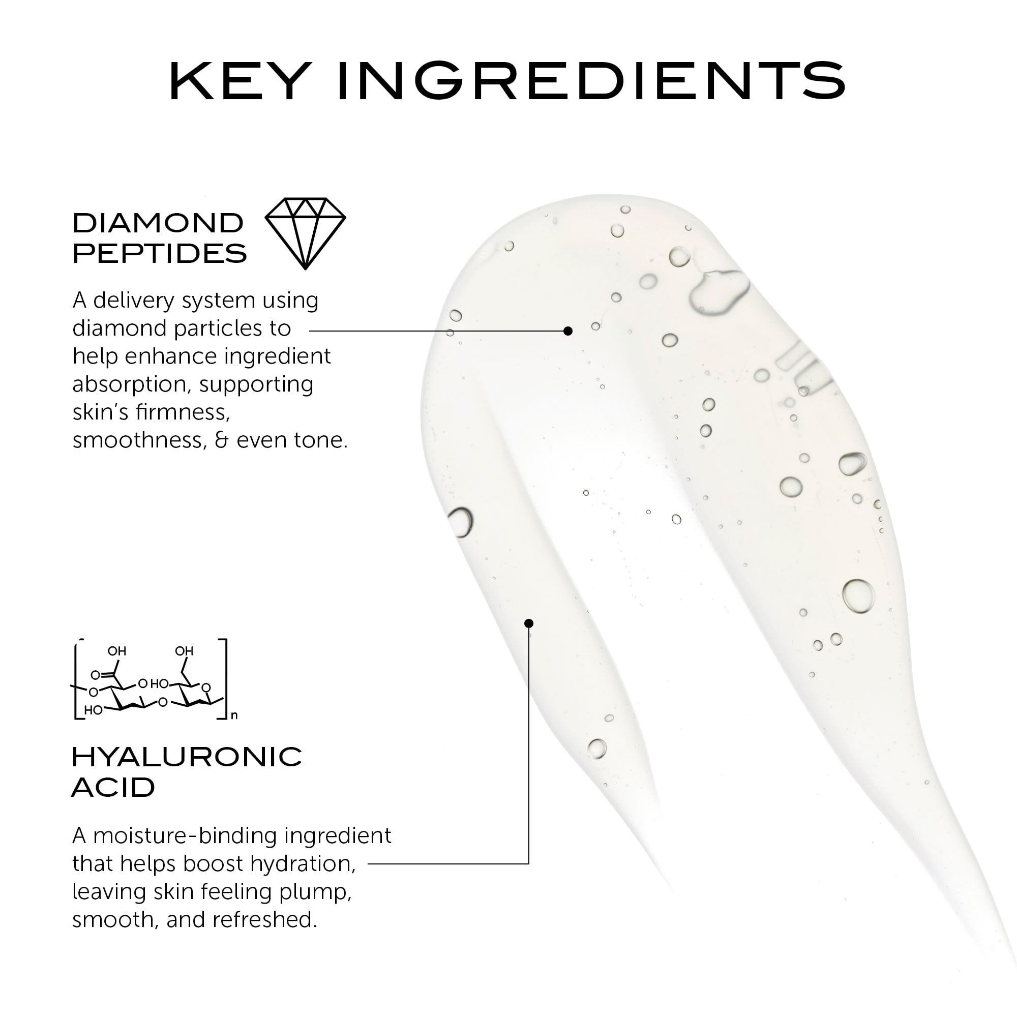 111SKIN Black Diamond Contour Firming Mask jar spread highlights rich, non-greasy texture for night use