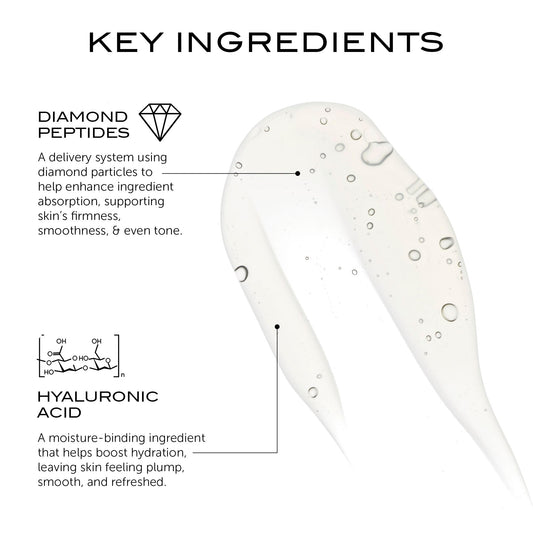 111SKIN Black Diamond Contour Firming Mask jar spread highlights rich, non-greasy texture for night use