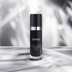 111SKIN bottle and dropper with clear branding for daily routine.