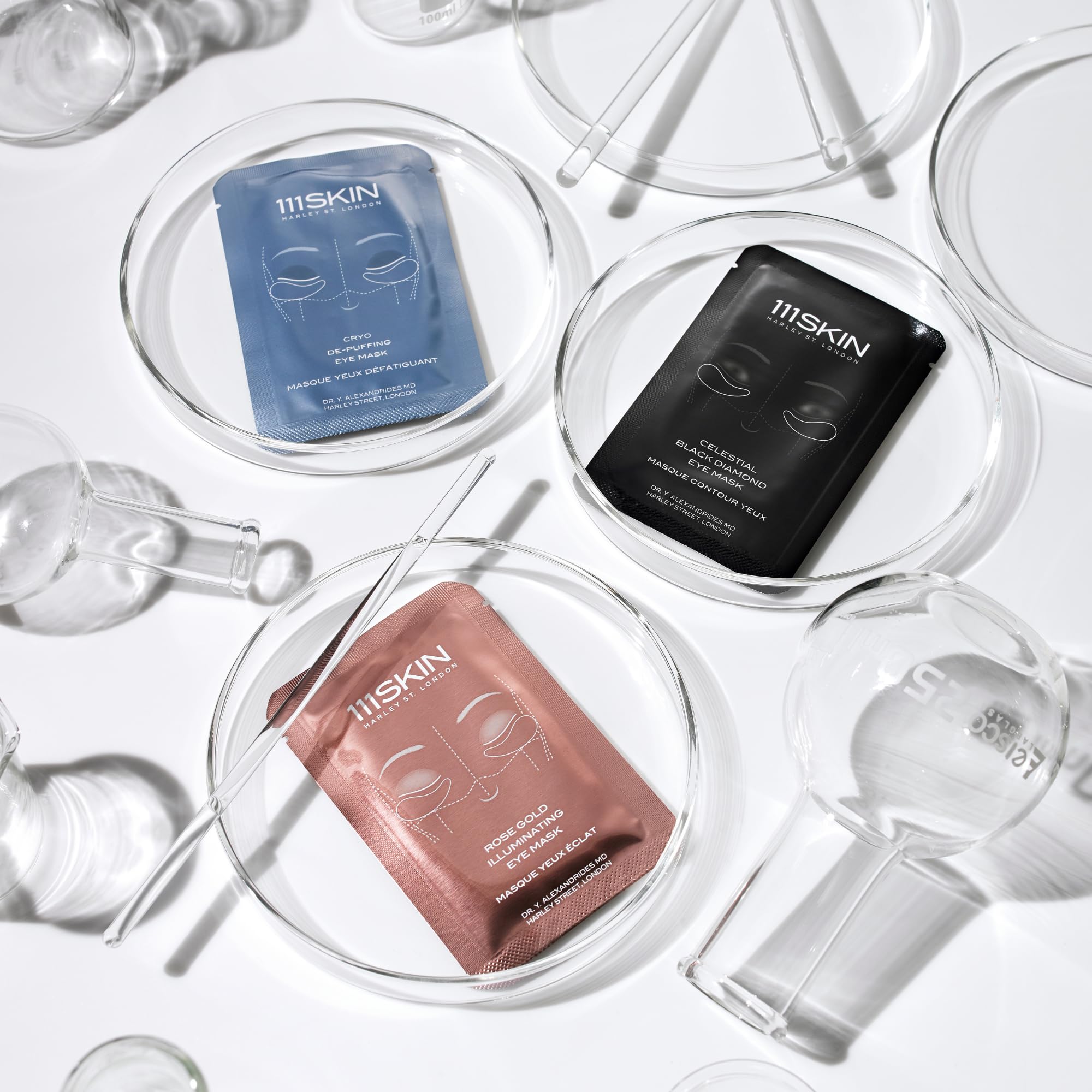 111SKIN Cryo De‑Puffing Eye Mask targeted for puffiness and refreshed eyes.