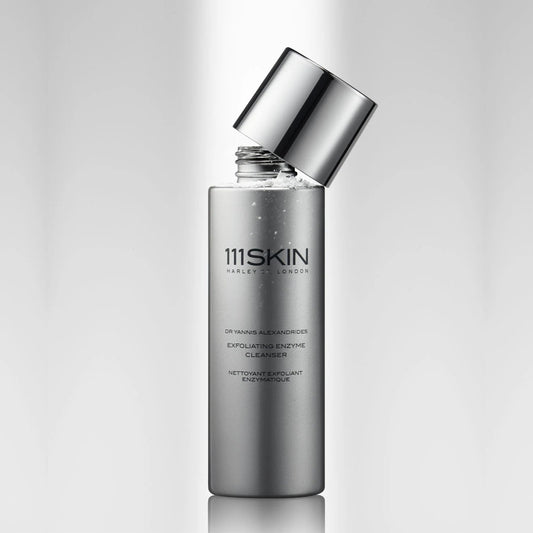 111SKIN Enzyme Exfoliating Cleanser powder-to-foam activation close-up
