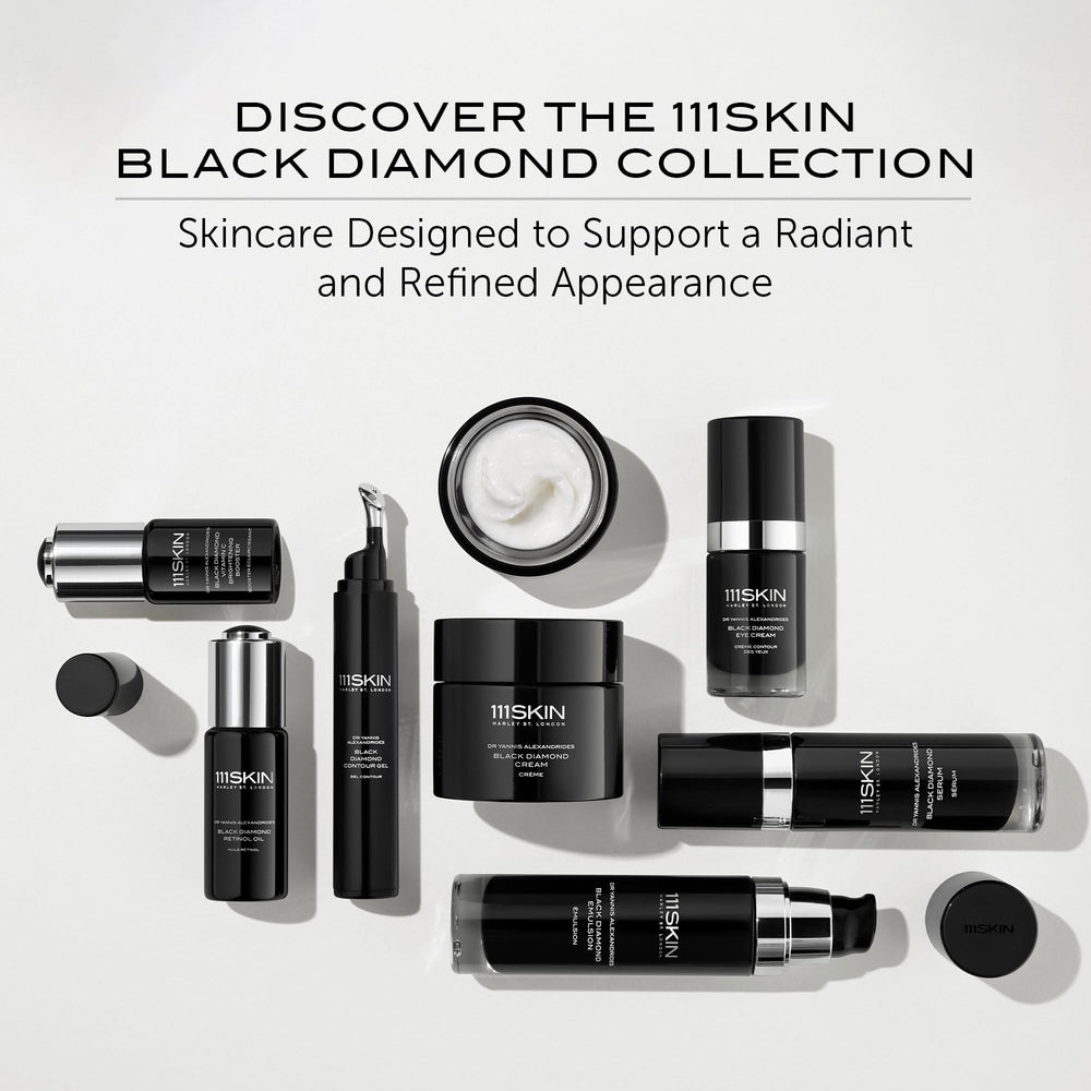 111SKIN Black Diamond neck mask with peptide and niacinamide benefits for smoother skin