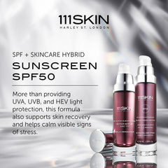 111SKIN sunscreen blue-light protection supports daily digital use