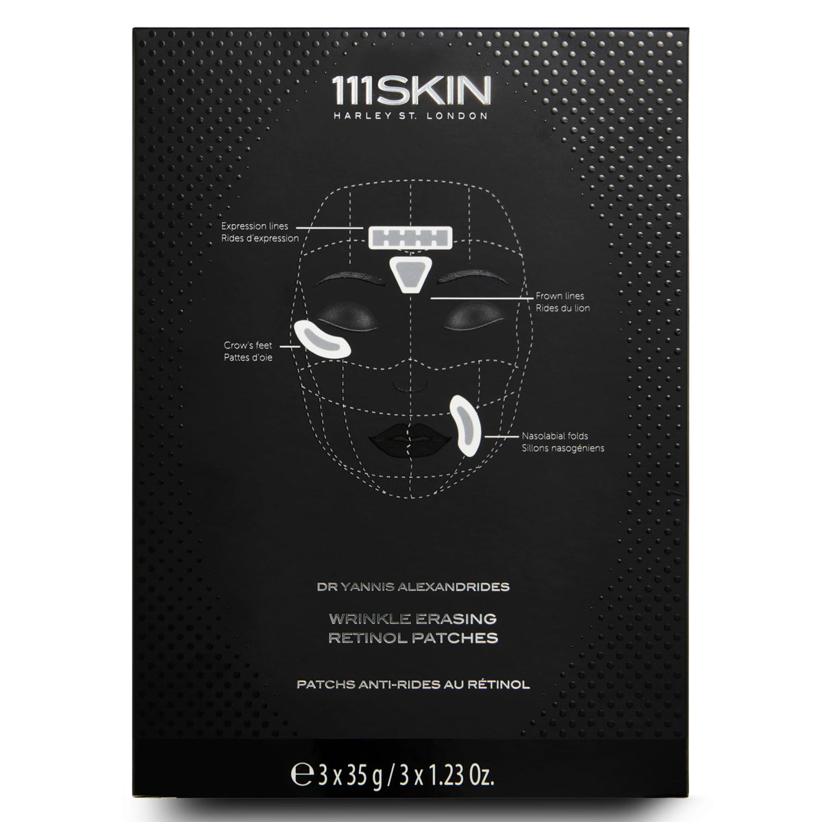 111SKIN wrinkle-erasing patches for forehead smooths lines overnight.