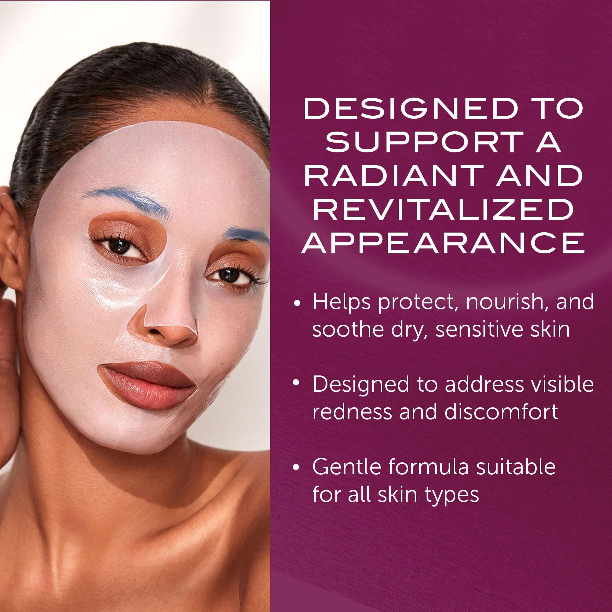 111SKIN Y Theorem Mask uses Centella Asiatica to support skin comfort.