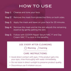 111SKIN Y Theorem Mask is designed for a 20-minute pampering session.