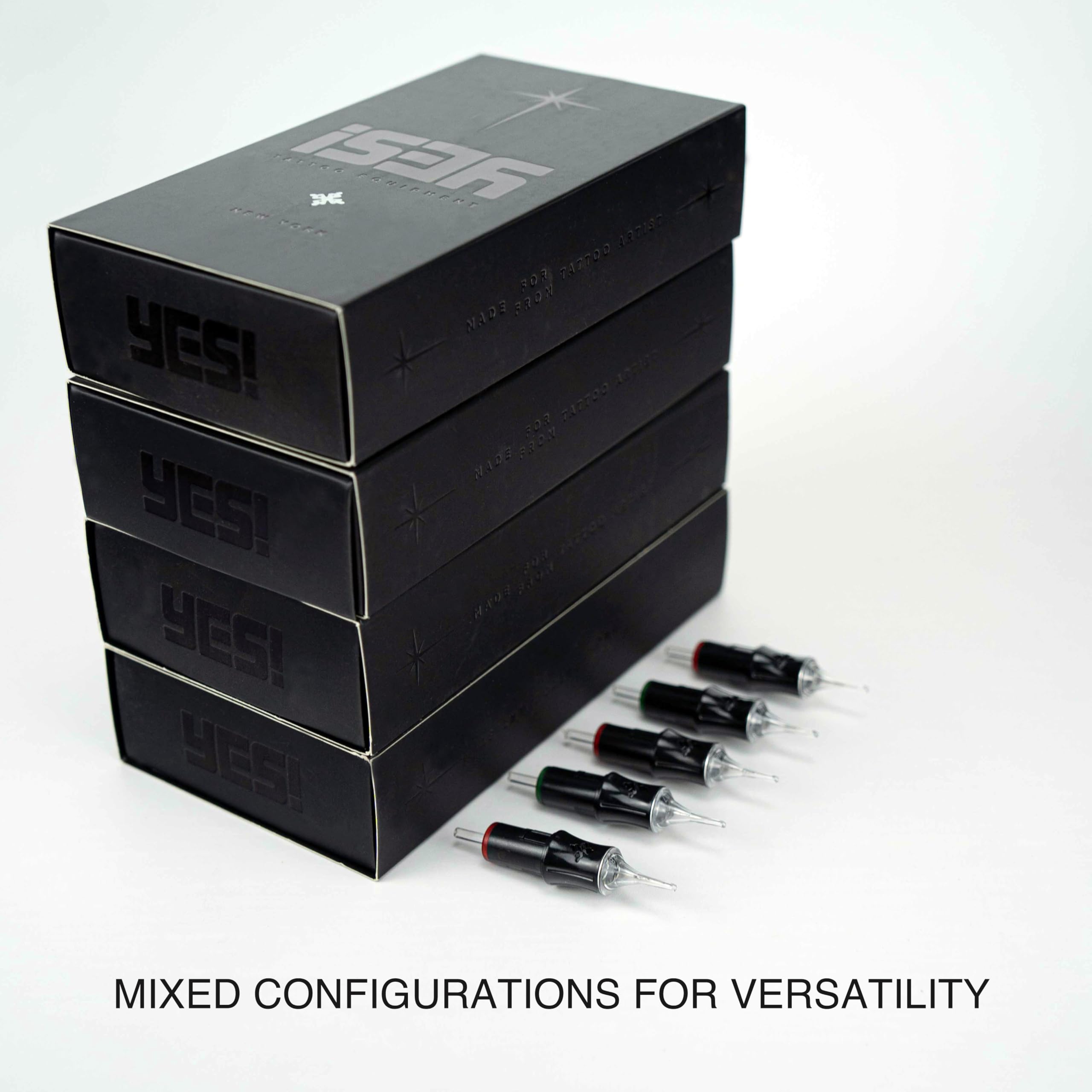 Yes Needle cartridges compatible with most machines for flexible setup.