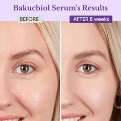 1HEROLABS Bakuchiol Serum being applied for daytime use with hydration boost.