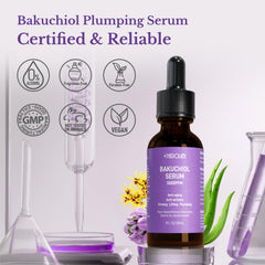 1HEROLABS Bakuchiol Serum box and tube highlighting gentle, skin-friendly formula.