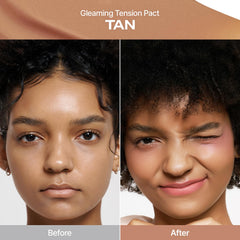 2aN Gleaming Tension Cushion Pact mesh compartment highlights controlled coverage.