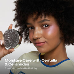 2aN Gleaming Tension Cushion Pact puff for hygienic, precise application.