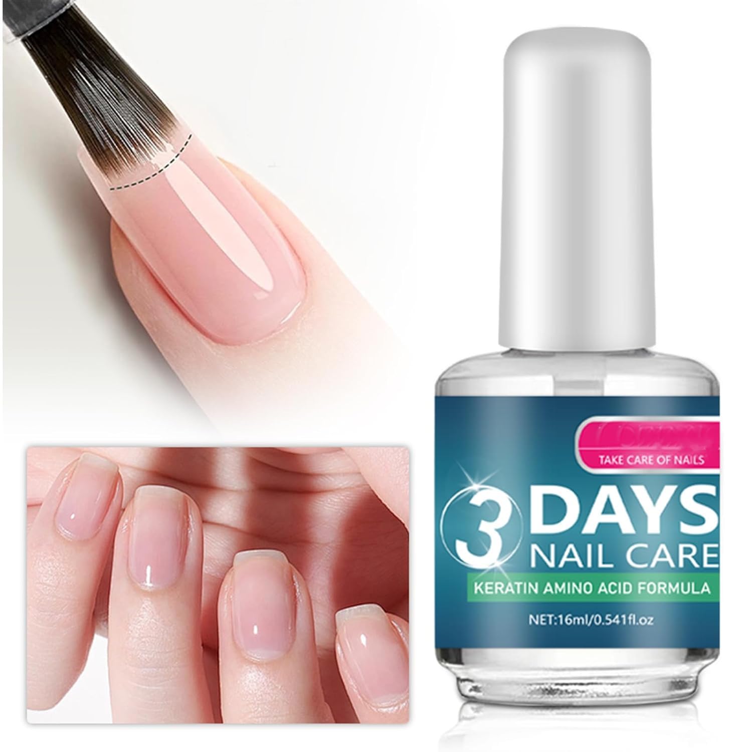 3 Days Nail Care cuticle nourishment softens dry skin around nails.