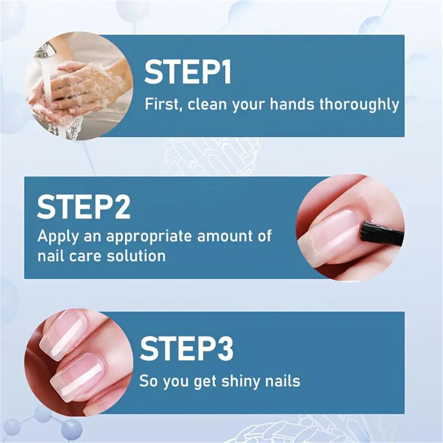 3 Days Nail Care two-pack visual highlights convenient home or travel use.