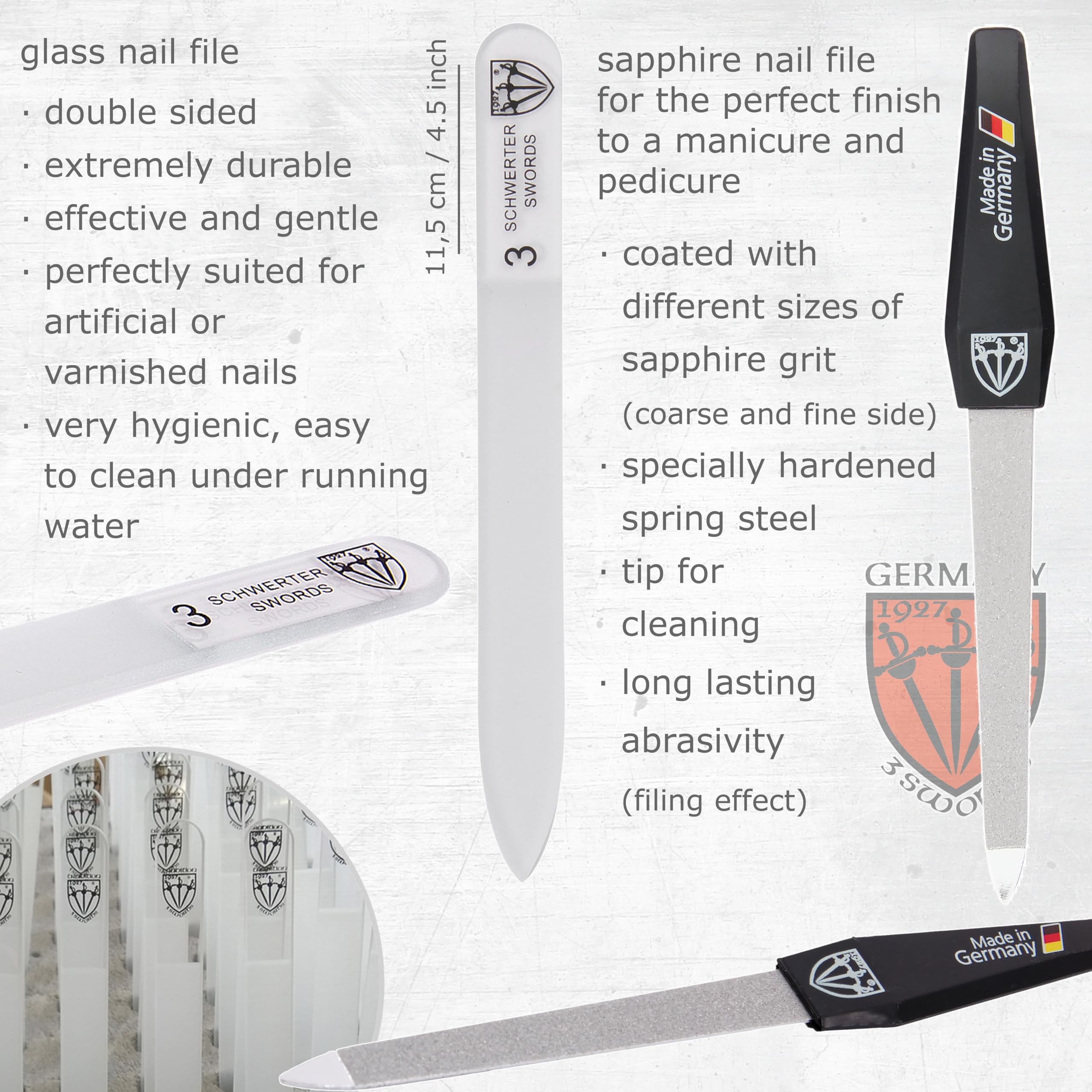 3 Swords Germany cuticle scissors provide precise cuticle care.