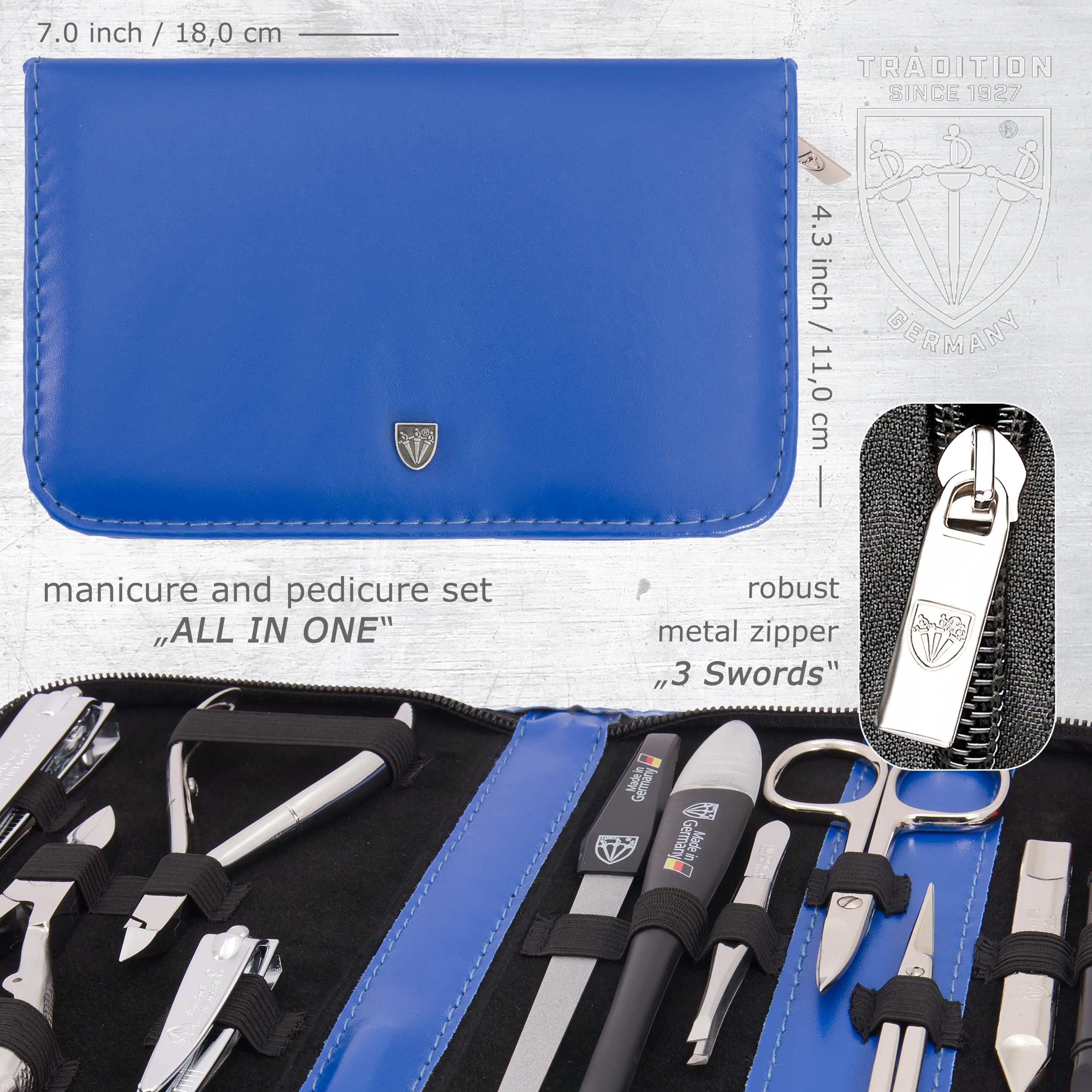 Microfiber cleaning cloth included with 3 Swords Germany kit