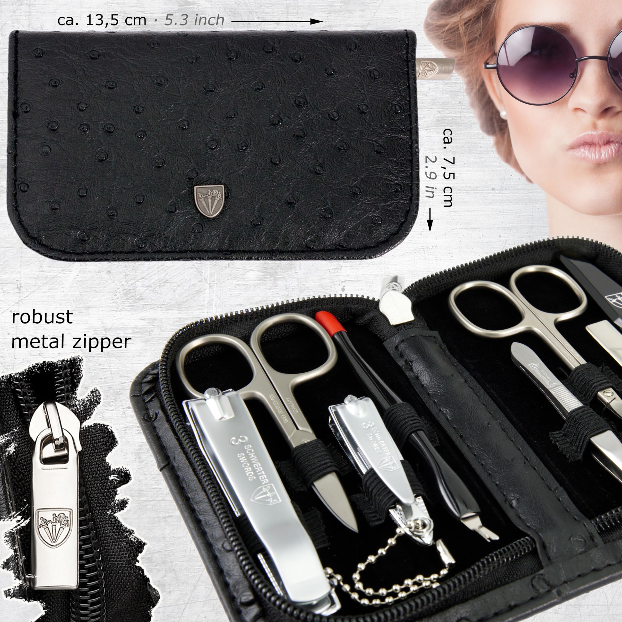 3 Swords Germany nail clipper for durable, precise trimming.
