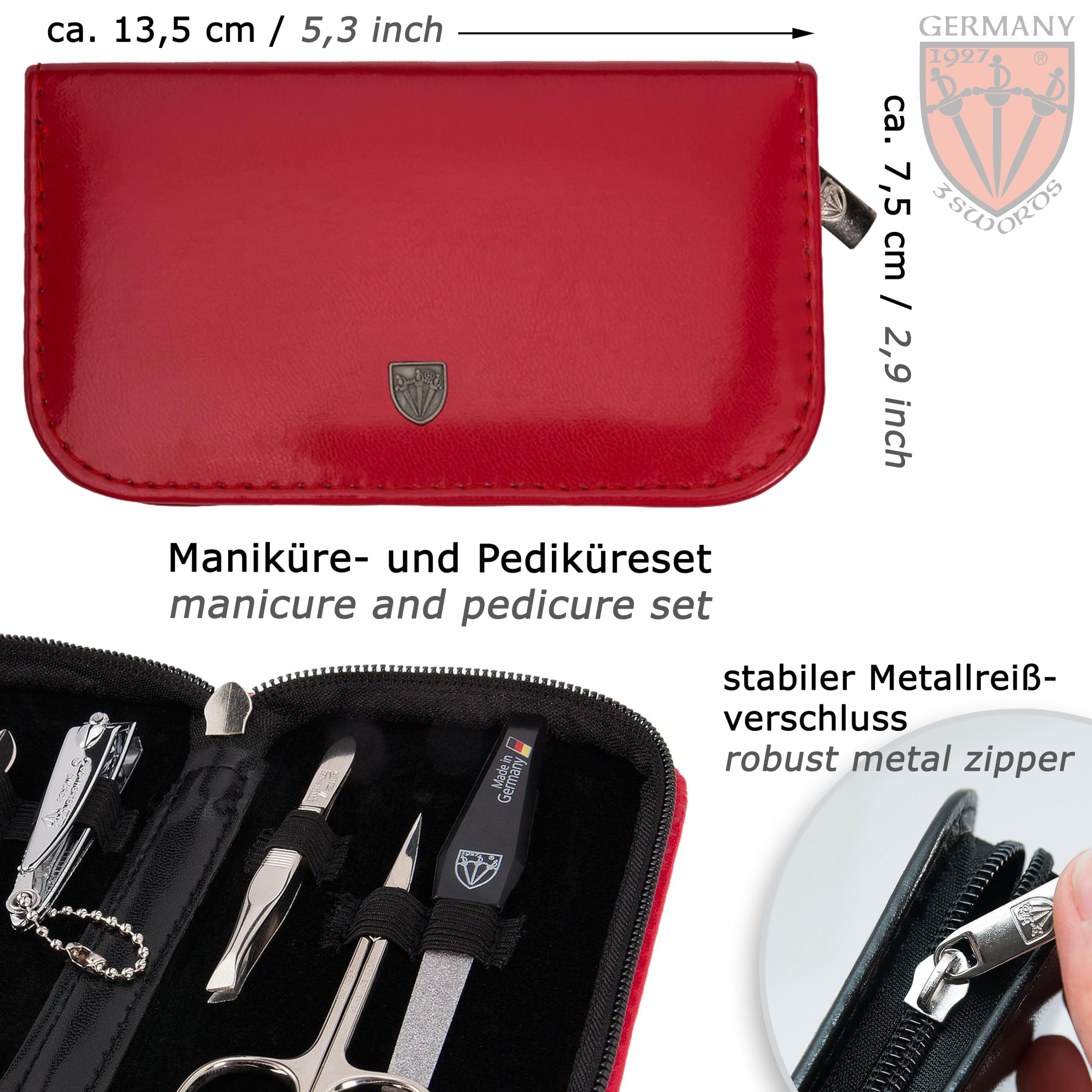 3 Swords Germany nail nippers ideal for clean shaping and firm grip.