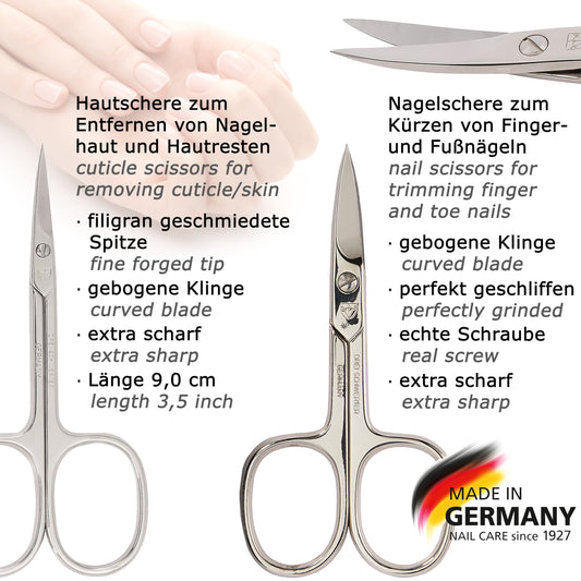 3 Swords Germany nail scissors and nippers for professional at-home care.