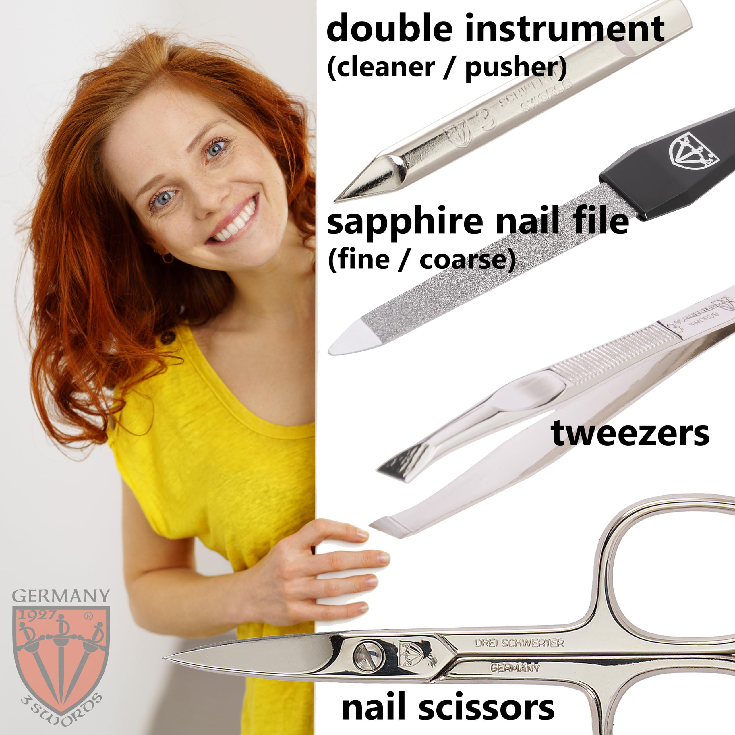 3 Swords Germany nail scissors provide sharp, precise cuts for nails