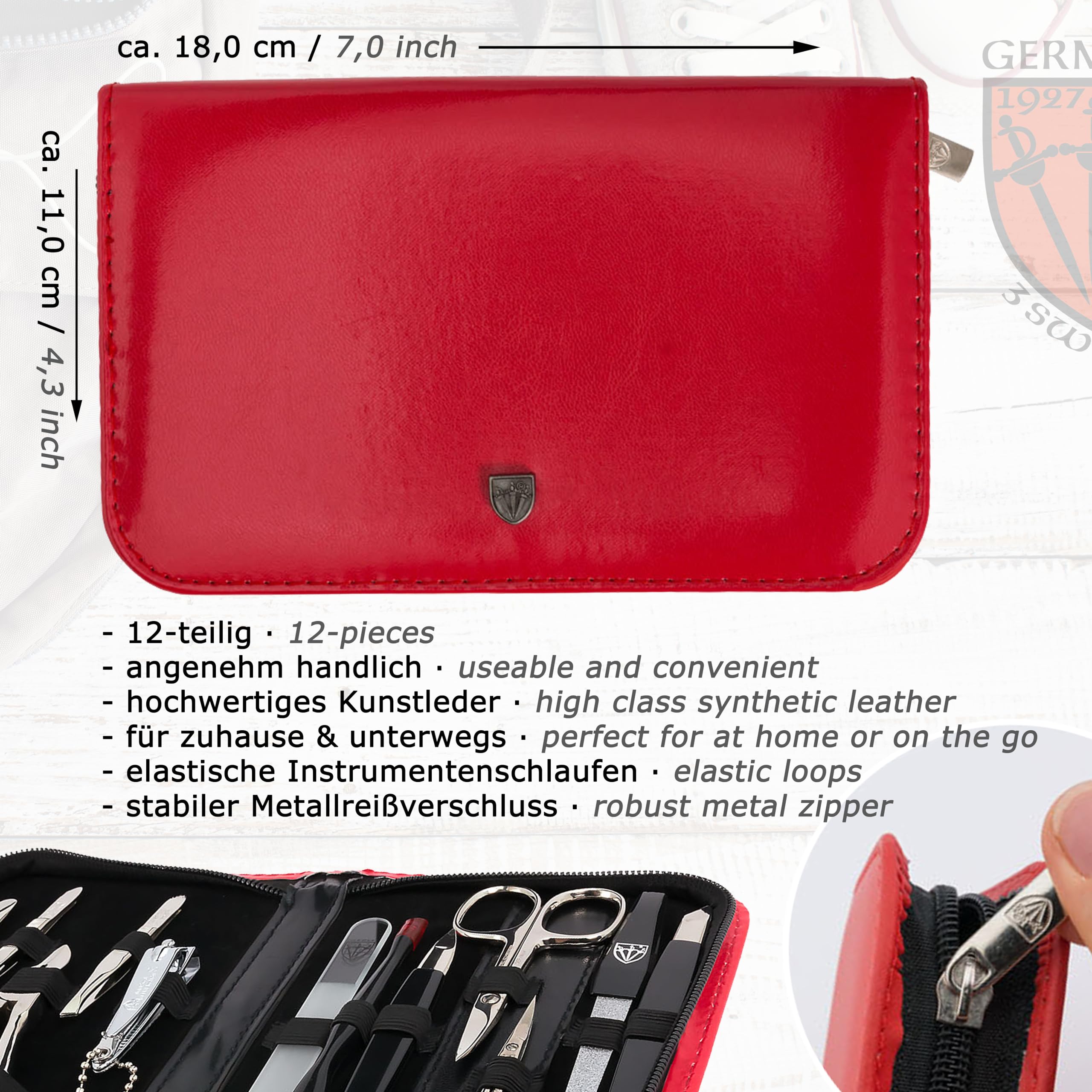 3 Swords Germany nickel plated clippers and nippers for durable nail care.