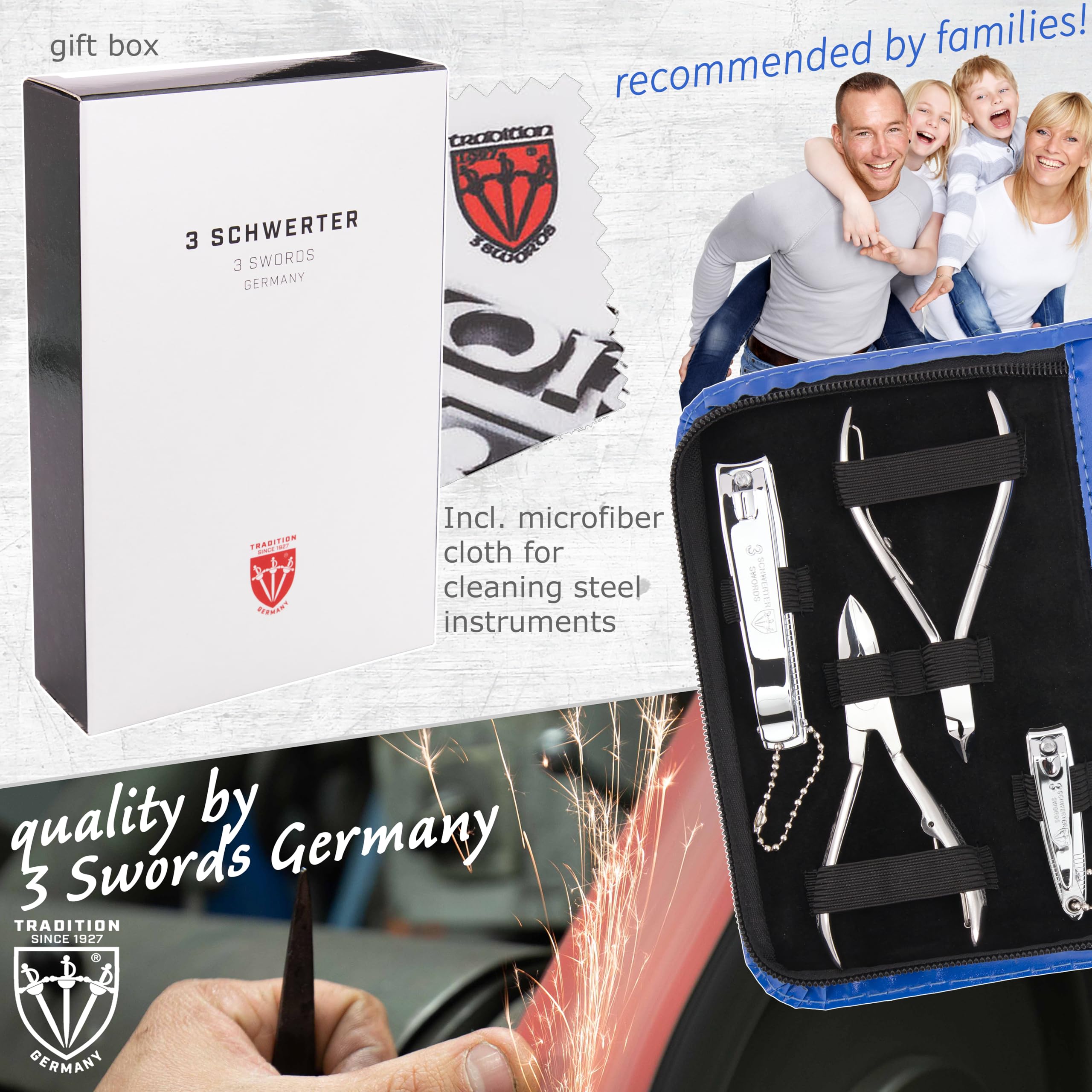 Precision nail tools by 3 Swords Germany
