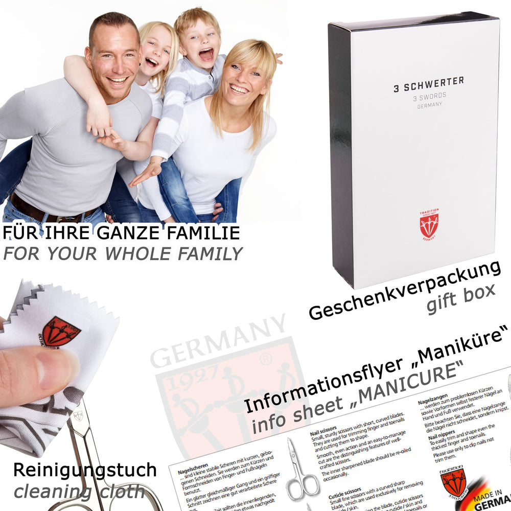 3 Swords Germany red case ready for gifting and home use.