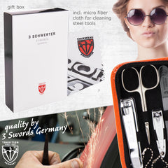 3 Swords Germany sapphire file: dual-sided filing for smooth nails.