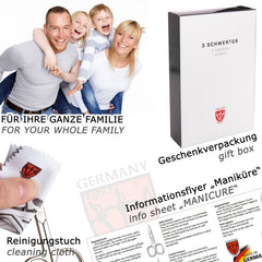 3 Swords Germany tweezers with precise stainless steel reliability.