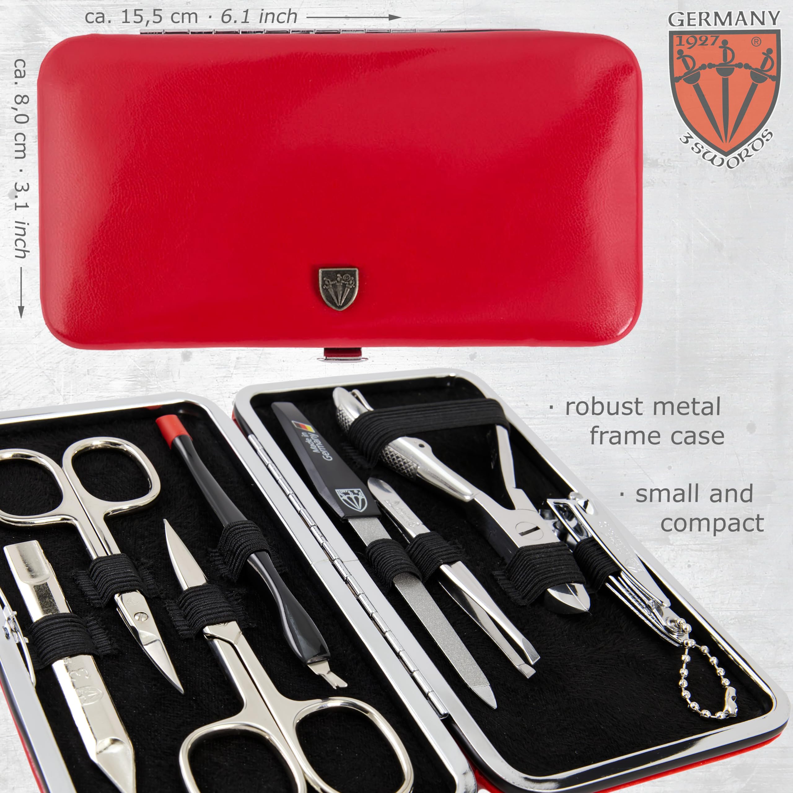 3 Swords Germany tweezers for precise pick-ups and debris removal.