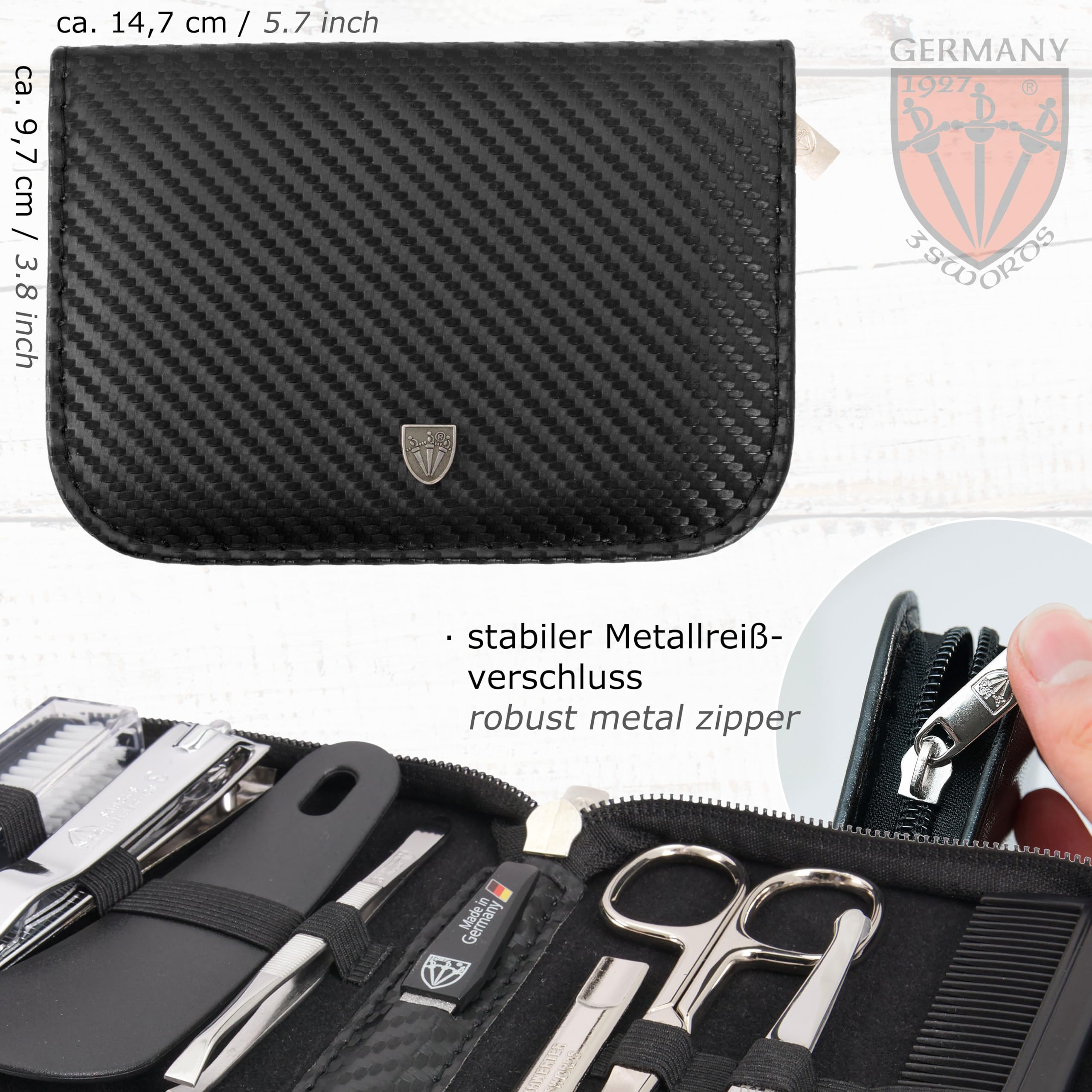 3 Swords Germany tweezers for precise removal and focused grooming
