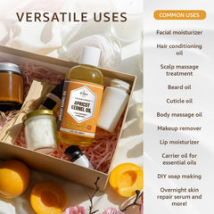 33rd Parallel Apricot Kernel Oil bulk 32oz for cosmetic formulations
