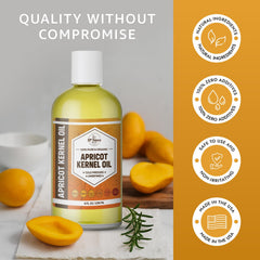 33rd Parallel Apricot Kernel Oil massage with smooth glide and hydration