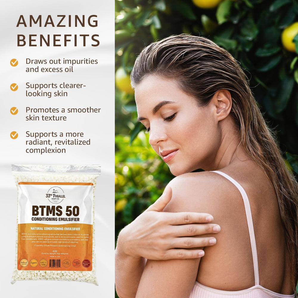 33RD PARALLEL BTMS 50 used in hair care for soft, detangled feel